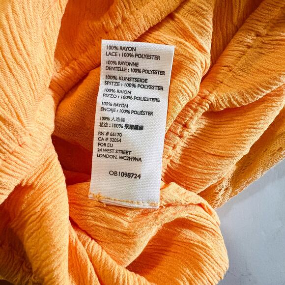 Free People Home Again Lace Trim Crop Top Size S Small NWT - Picture 7 of 8